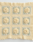 Hiro crochet / 立体お花モチーフのマルチクロス
