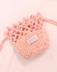 happyknittingmama / ギフトボックスみたいな巾着ポーチ