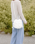 smia / リング編みのチュール巾着バッグ