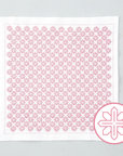 刺し子キット 一目刺しの花ふきん-折り紙-(鉄線-クレマチス)/ Olympus