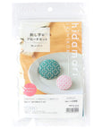 刺し子のブローチセット(ブルー&ホワイト)/ COSMO