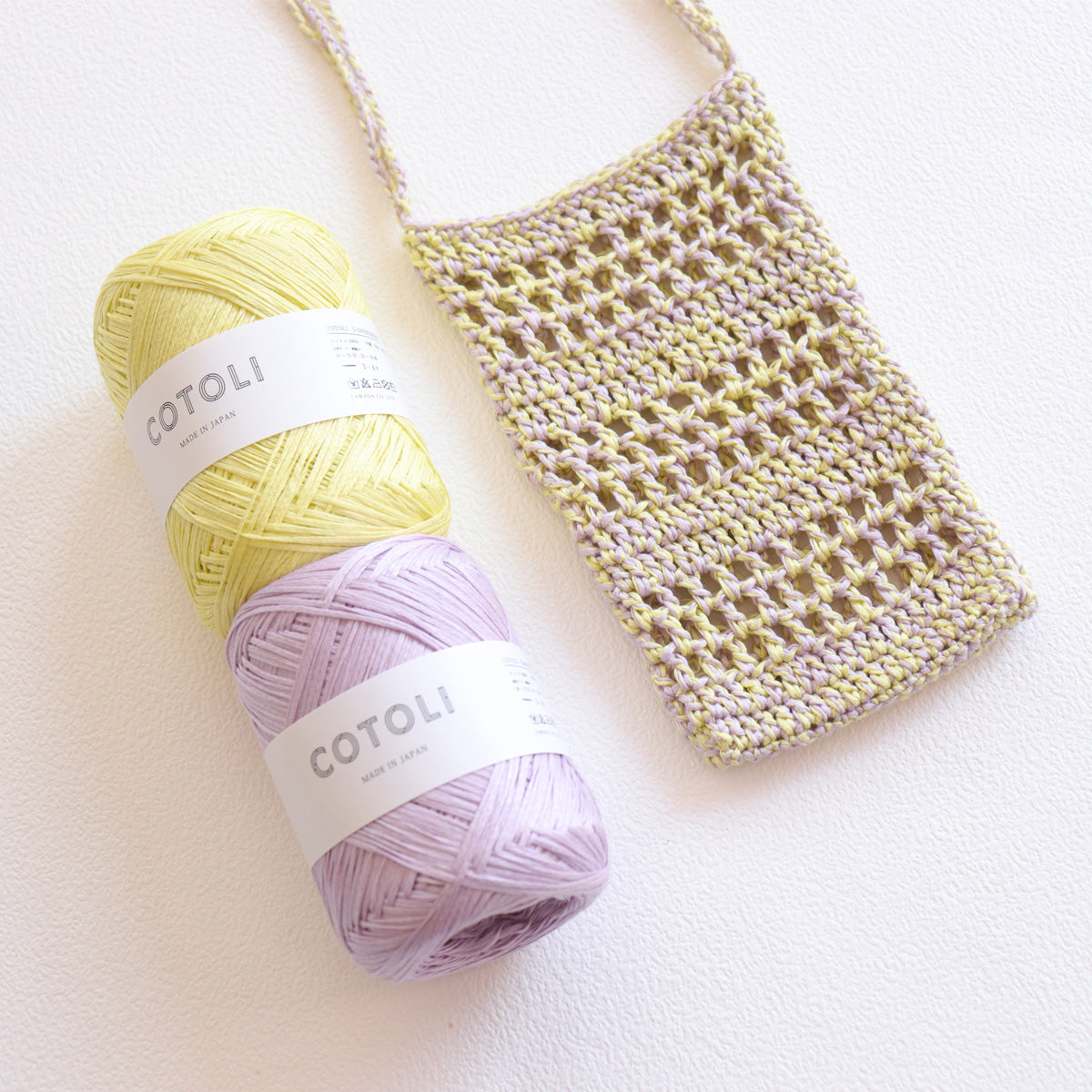 クロッシェ（かぎ針編み）キット -COTOLI-2本で編むスマホ