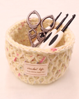 happyknittingmama / ひし形模様のツールスタンド