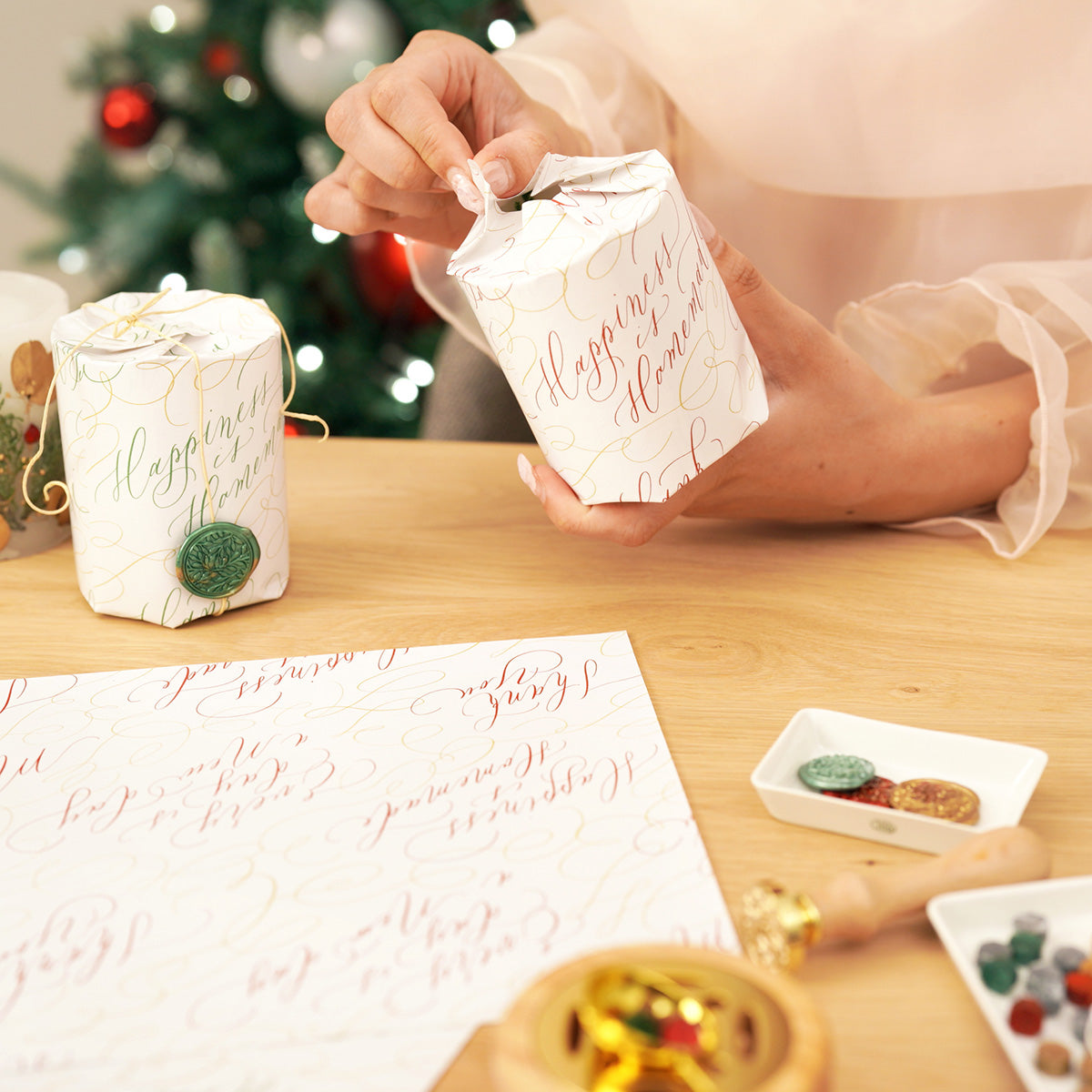 Amazon | 50 * 70センチメートル包装10個入りのクリスマスの