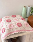 hiro crochet / お花モチーフのマルチクロス