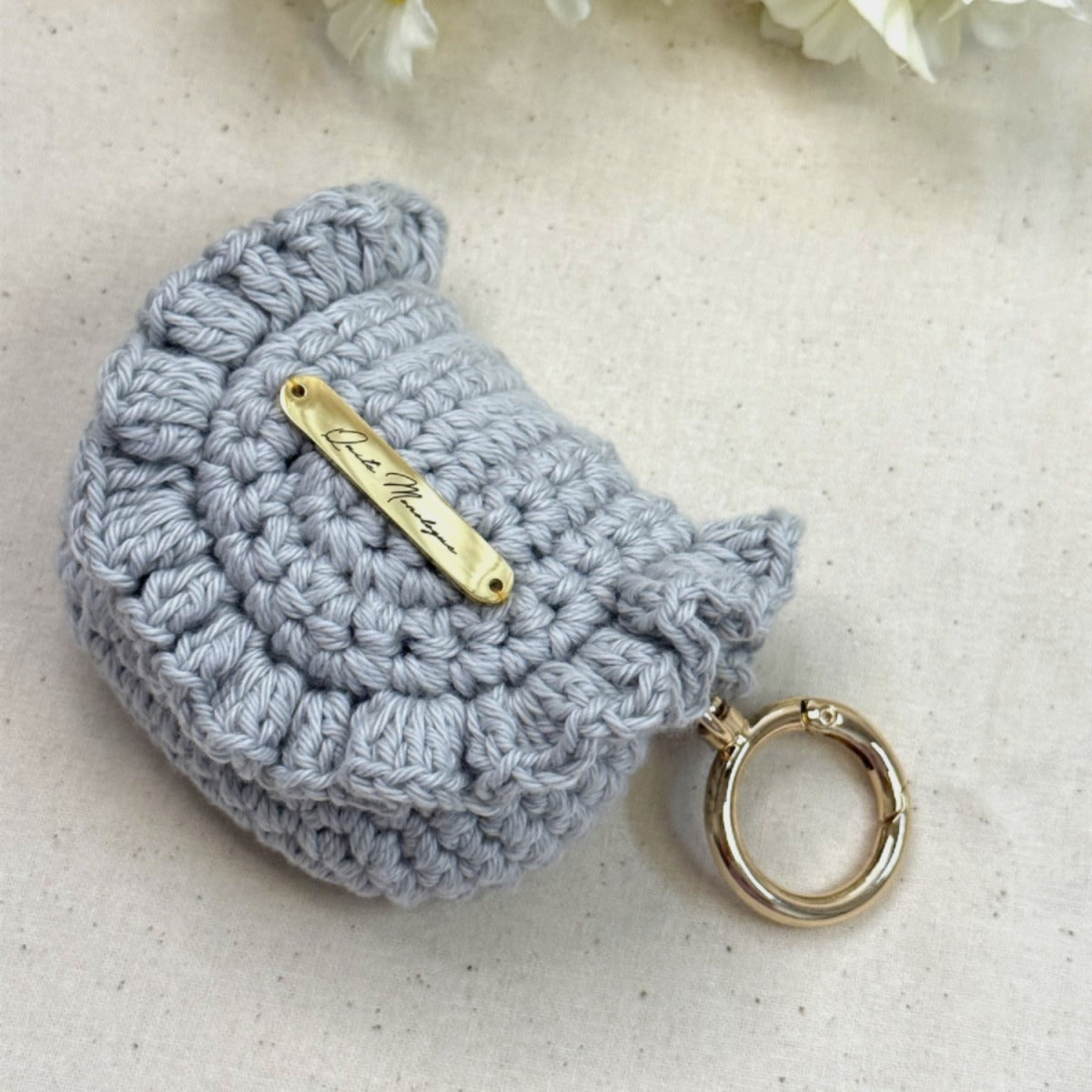 しずかなひとりごと / ミニミニフリルポーチ – Craftie Home