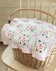 Hiro crochet / 立体お花モチーフのマルチクロス