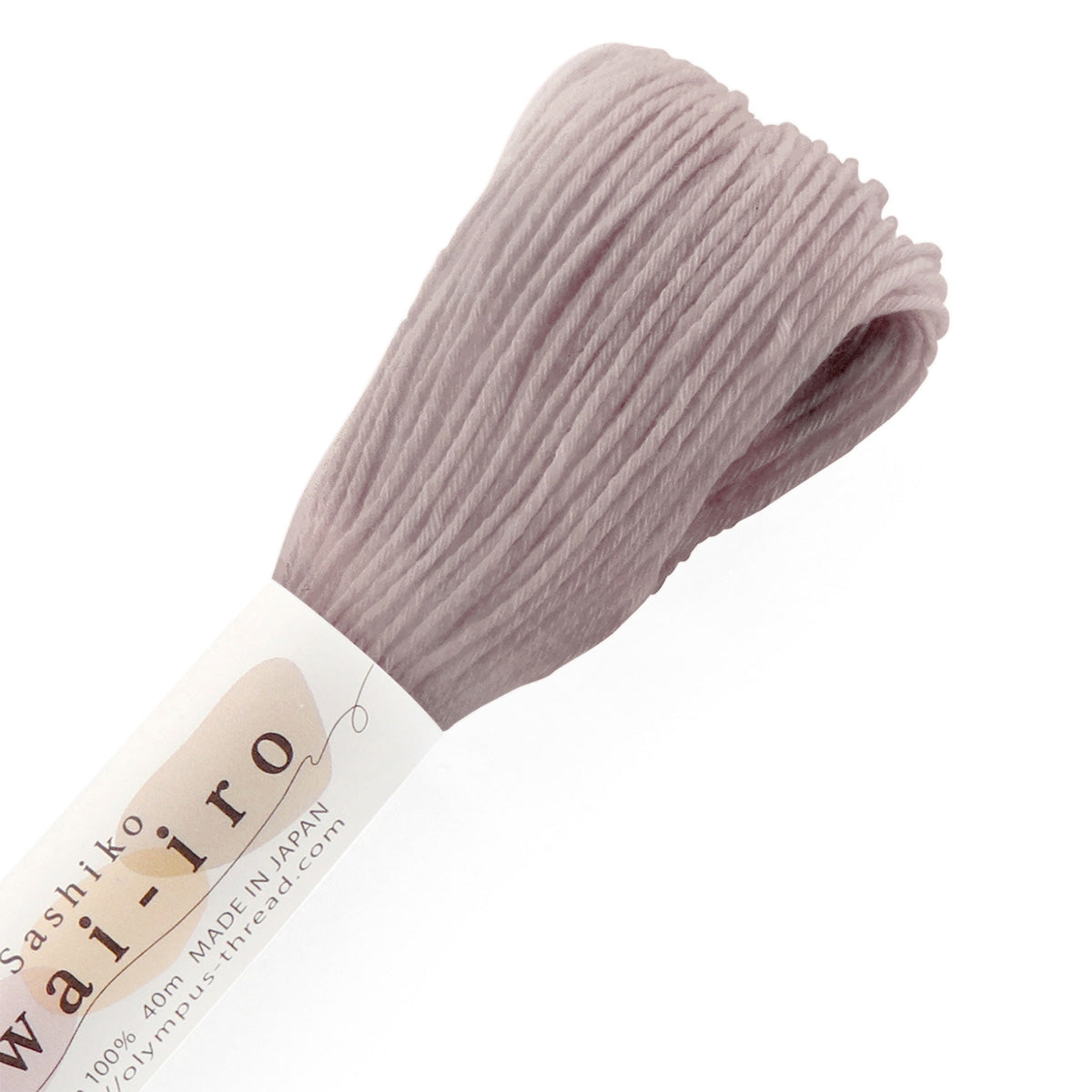 刺し子糸 Sashiko Awai-iro（Oat Milk）/ Olympus – Craftie Home 