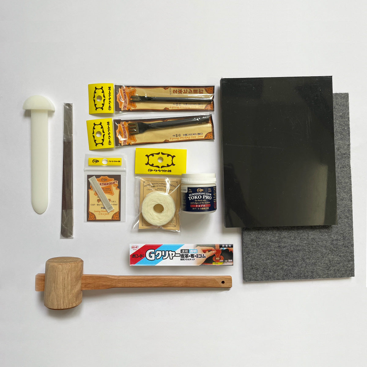 シンプルレザースタイル道具セット / クラフト社 – Craftie Home