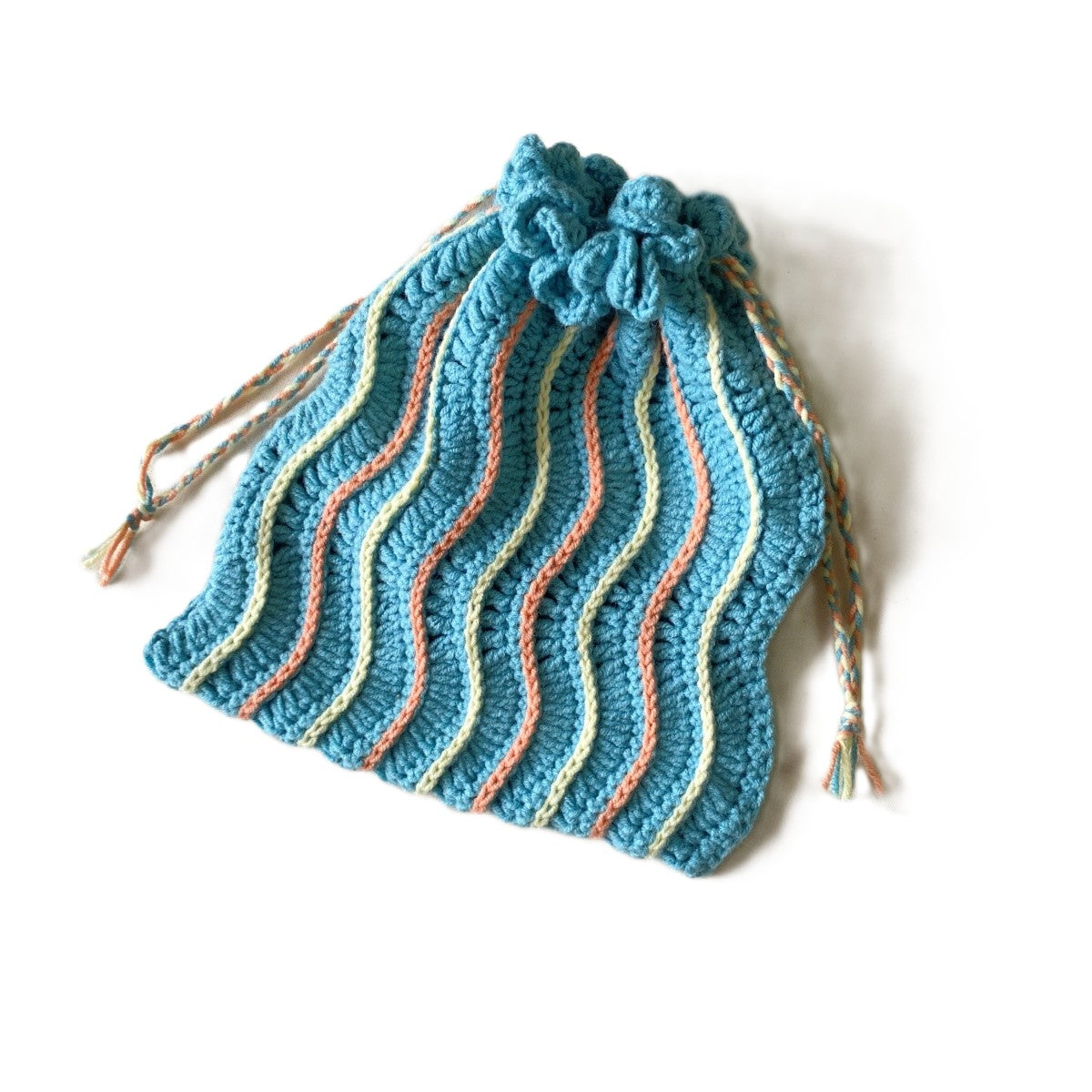 LUNENANA / なみなみ模様の巾着バッグ – Craftie Home