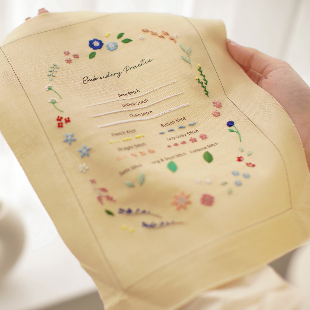 ボタニカルリースが作れる刺繍キット – Craftie Home