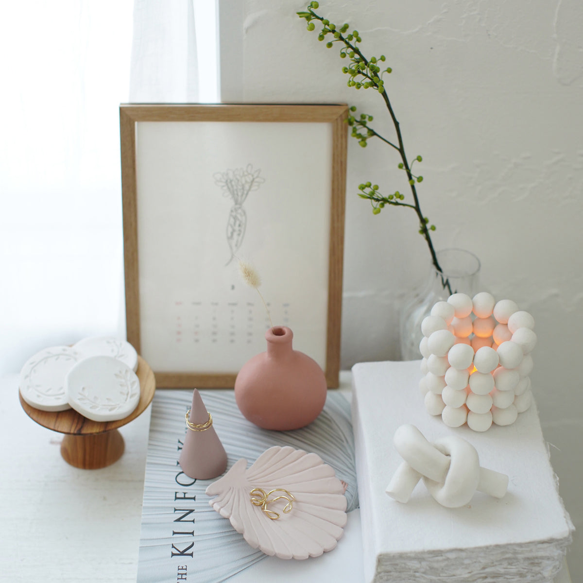 クレイクラフト飾り器　ハンドメイド品 大人のインテリアクレイキット【送料無料】 – Craftie Home