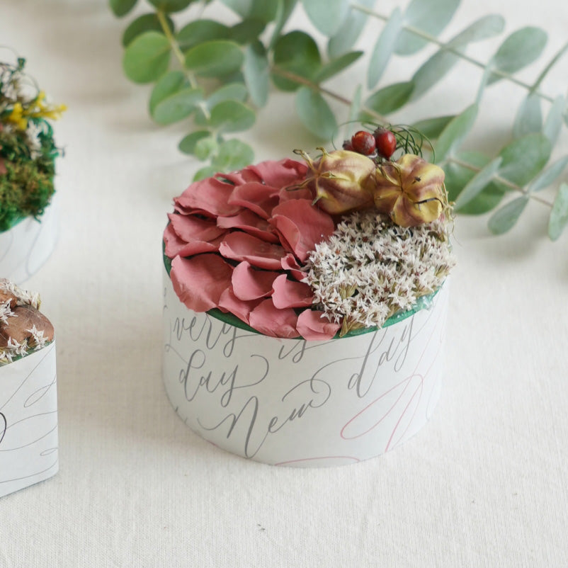 オリジナルラッピングペーパー（ピンク×グレー）10枚セット – Craftie