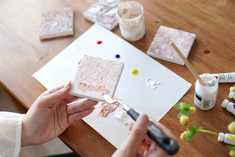 自由に描くテクスチャーアートの魅力と、上手に描くためのポイントを伝授♪