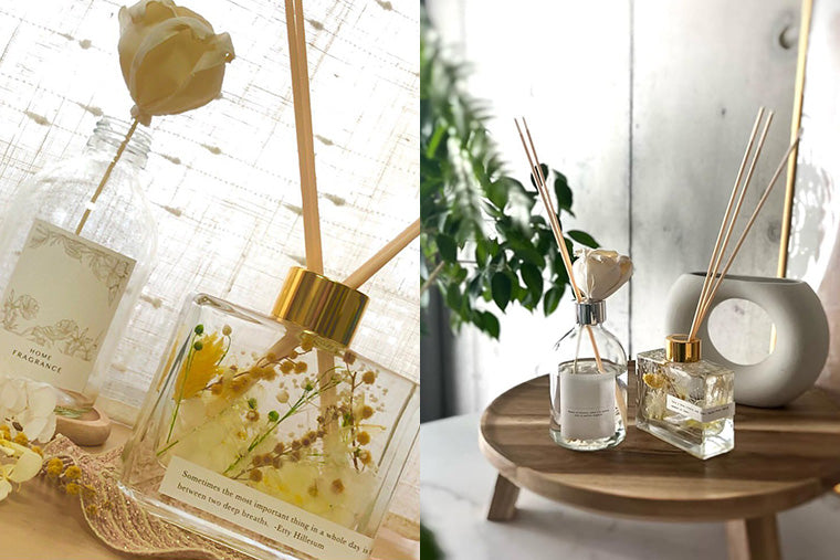みんなの作品見せて！メンバーの作品をご紹介＜香りとお花を楽しむリードディフューザーBox編＞