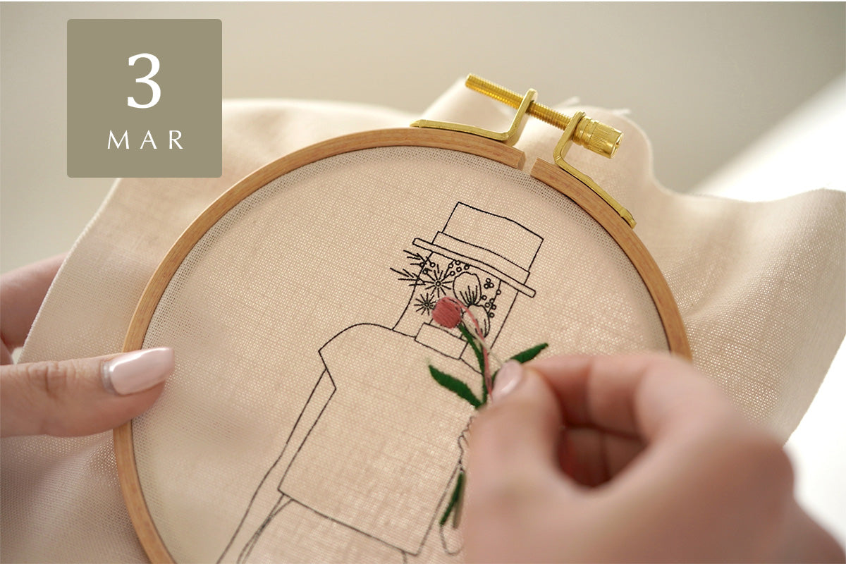 【2期生】2023年3月Box紹介：小さな刺繍で奏でる ちょっと特別な毎日