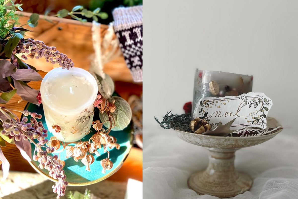 Craftie Home Boxのある暮らし＜クリスマスのボタニカルキャンドルBox編＞