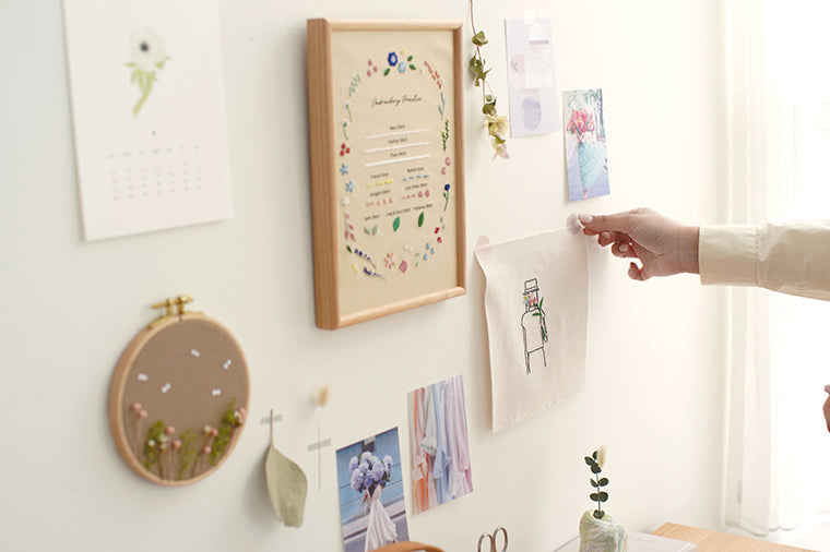 【Craftie Home Box】4つのアイテムが作れる刺繍キットの作り方