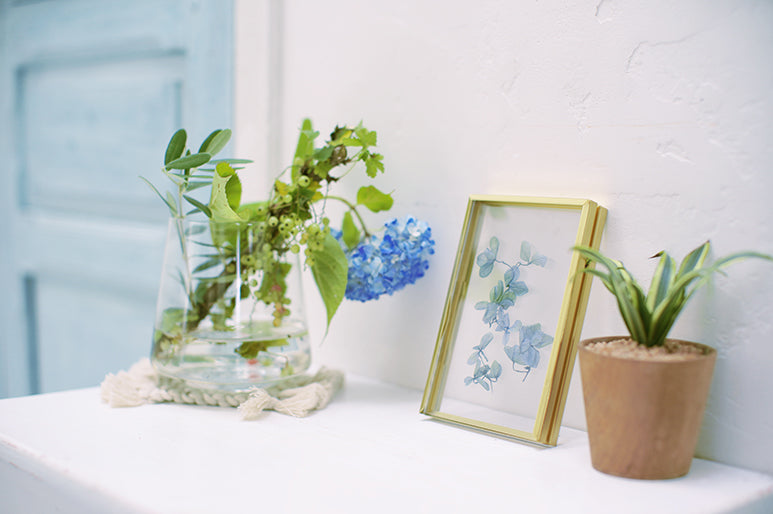 季節のお花でインテリア小物を手作り。Craftie Homeの限定プチギフト「紫陽花カップ」