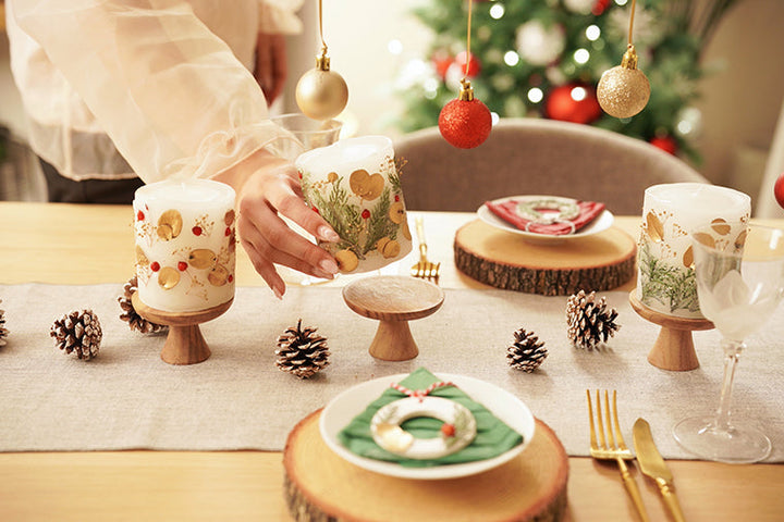 ボタニカルキャンドルで彩る あたたかなクリスマス