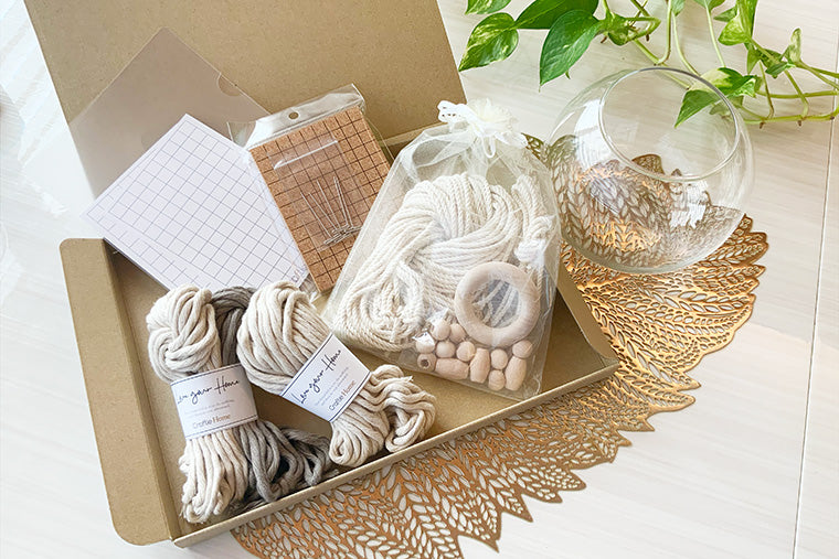 【Craftie Home Box】マクラメハンギング＆コースター メンバーページ