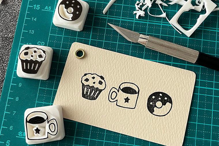 スタンププリント（カフェスタンプ）の作り方