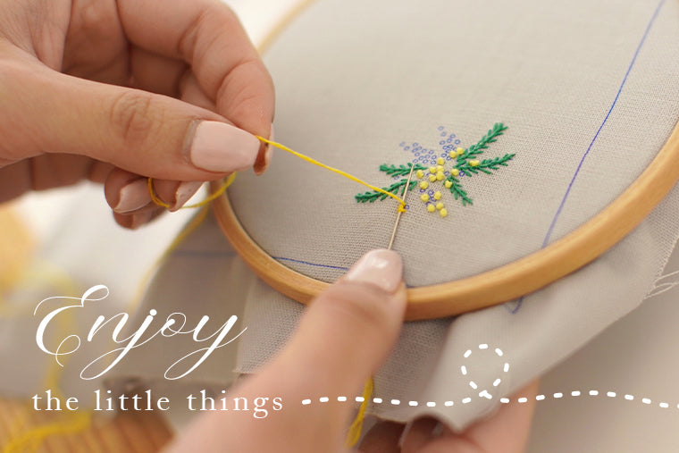 5月は 小さな刺繍で奏でる ちょっと特別な毎日