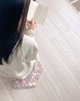 みーの手しごと / グラデーションヤーンで編むお花の座布団