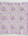 Hiro crochet / 立体お花モチーフのマルチクロス