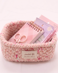 happyknittingmama / お部屋を彩るミニバスケット