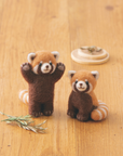 ニードルフェルトでつくるどうぶつたち　レッサーパンダ / ハマナカ