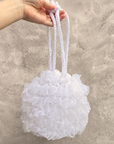 smia / リング編みのチュール巾着バッグ