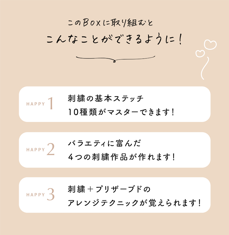 Craftie Home Box 5期生 - 毎月届くハンドメイド体験
