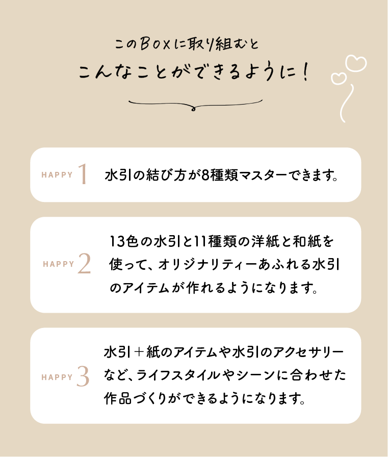 8種の結びがマスターできる水引スターターキット【送料無料】
