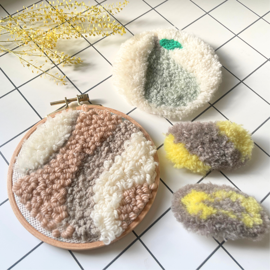 パンチニードル用ファブリック <50×55cm> / Clover