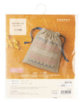 AYUFISH int. 刺し子キット ミニ巾着（レース柄）/  COSMO