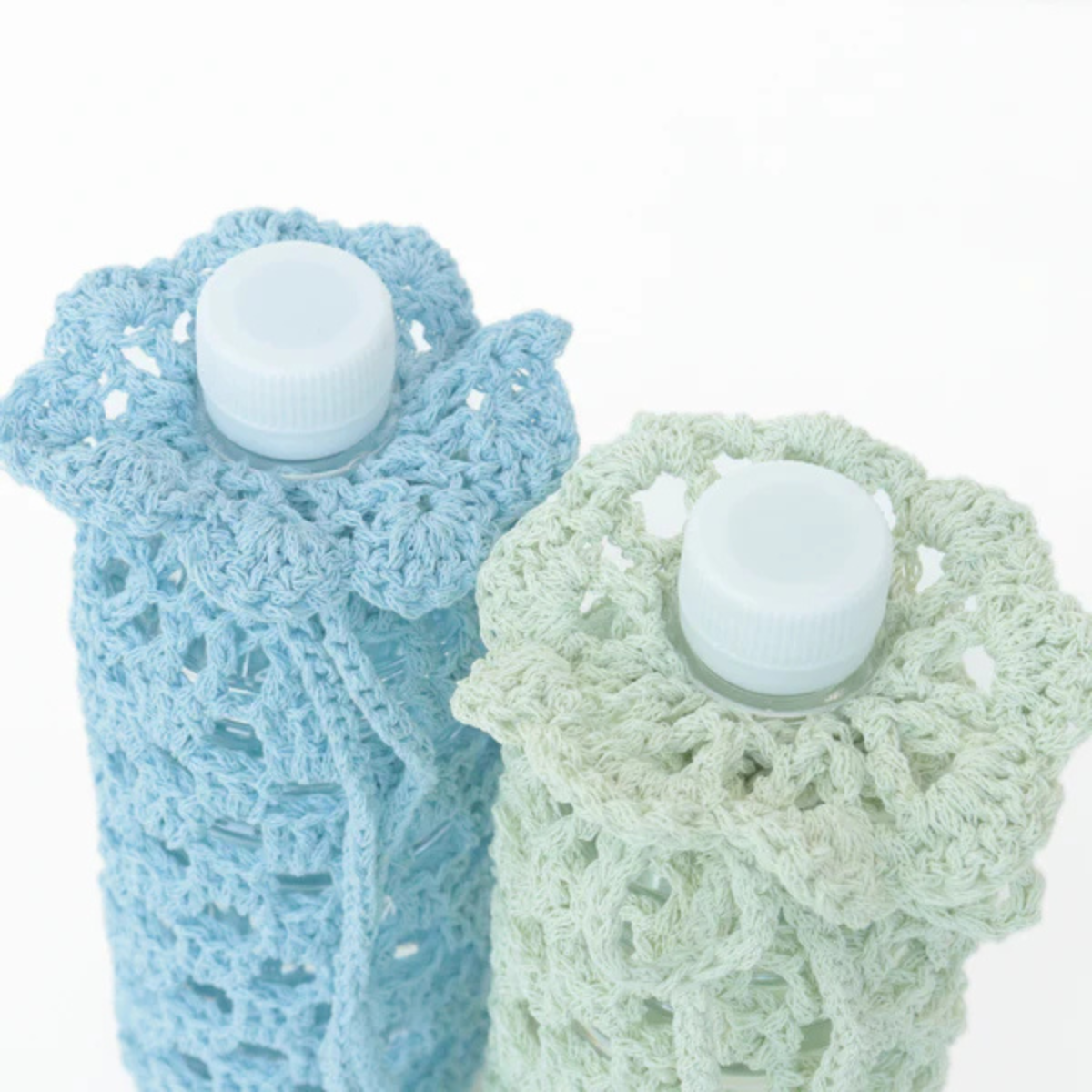 ハンドメイド 手編み クロシェ編み ベッドカバー シングル用 コットン