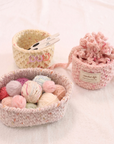 happyknittingmama / お部屋を彩るミニバスケット