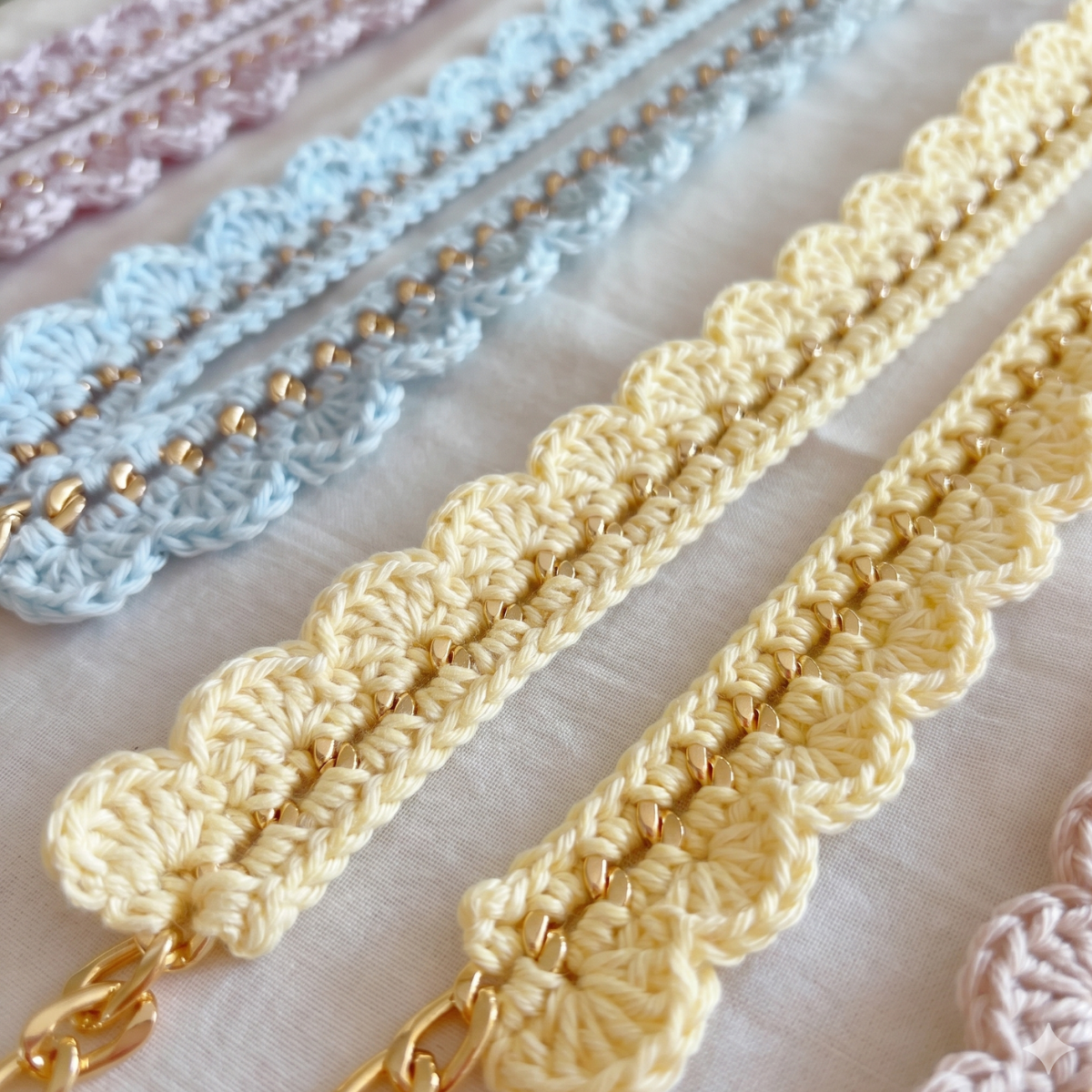 bloom.knit - hatsumi / Lace Bloom ショルダーストラップ