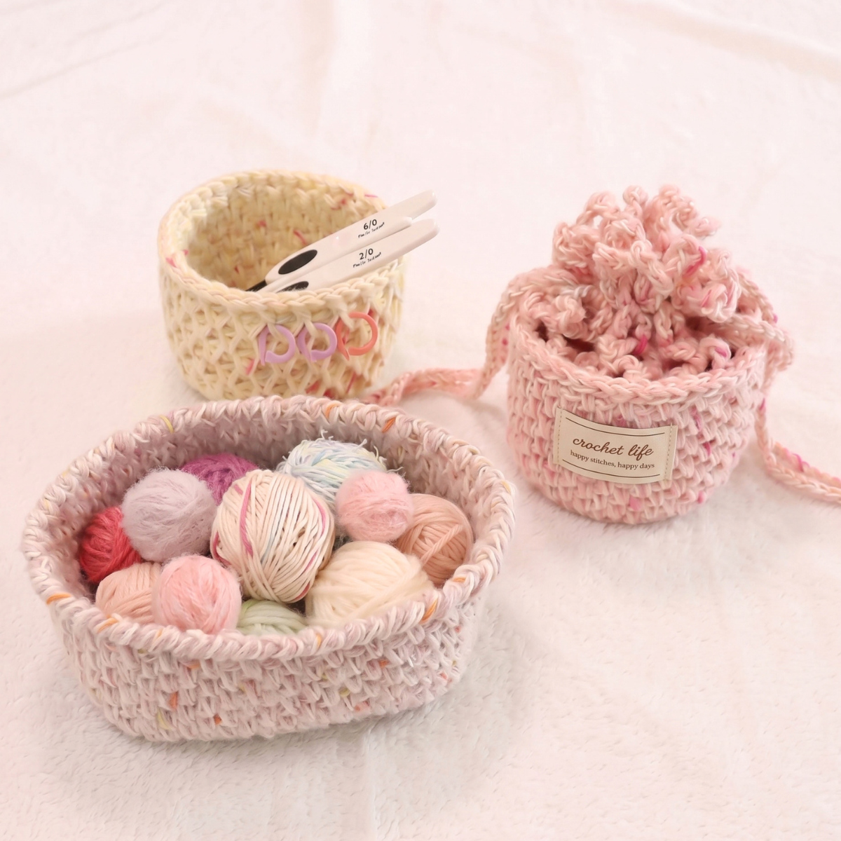 happyknittingmama / ひし形模様のツールスタンド