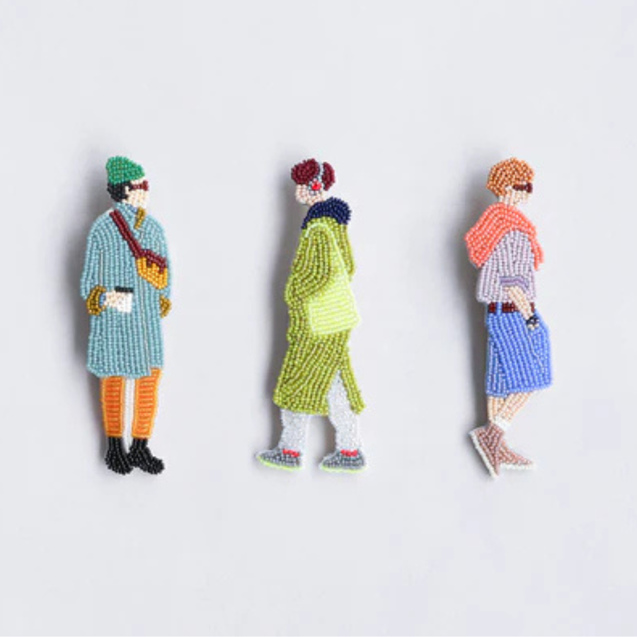 おでかけブローチキット_men (習いごと) /  MIYUKI FACTORY