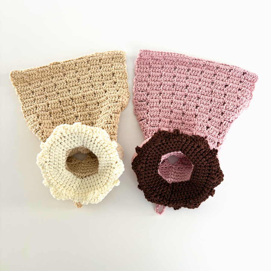 tmkニットルーム 藤田智子 / ドーナツのチャーム型ハンドタオル