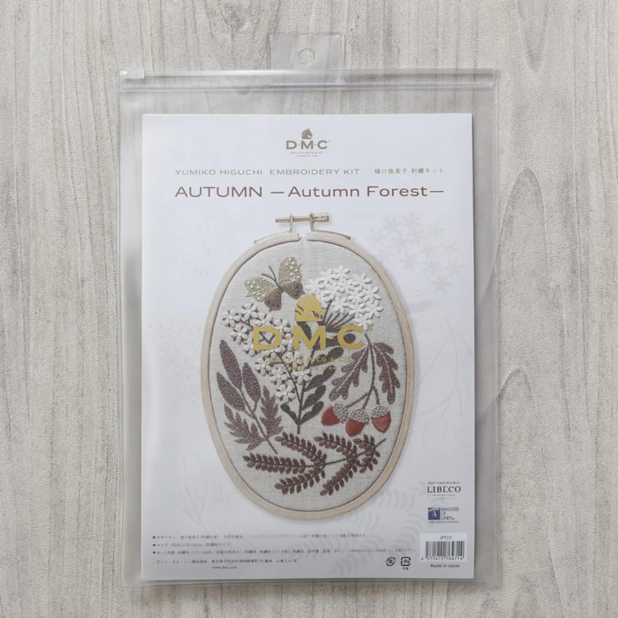 刺繍キット 樋口愉美子 AUTUMN-Autumn forest- / D･M･C