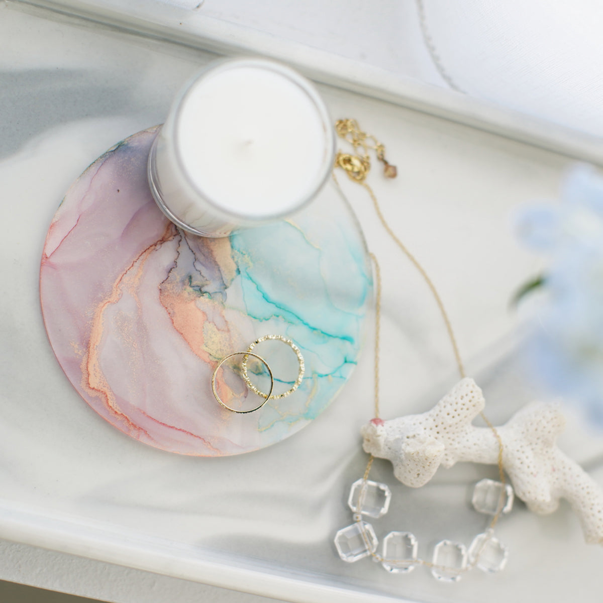 ななページ| テクスチャーアート 月と波 テクスチャーアート 立体・オブジェ yuko_flor_art 通販