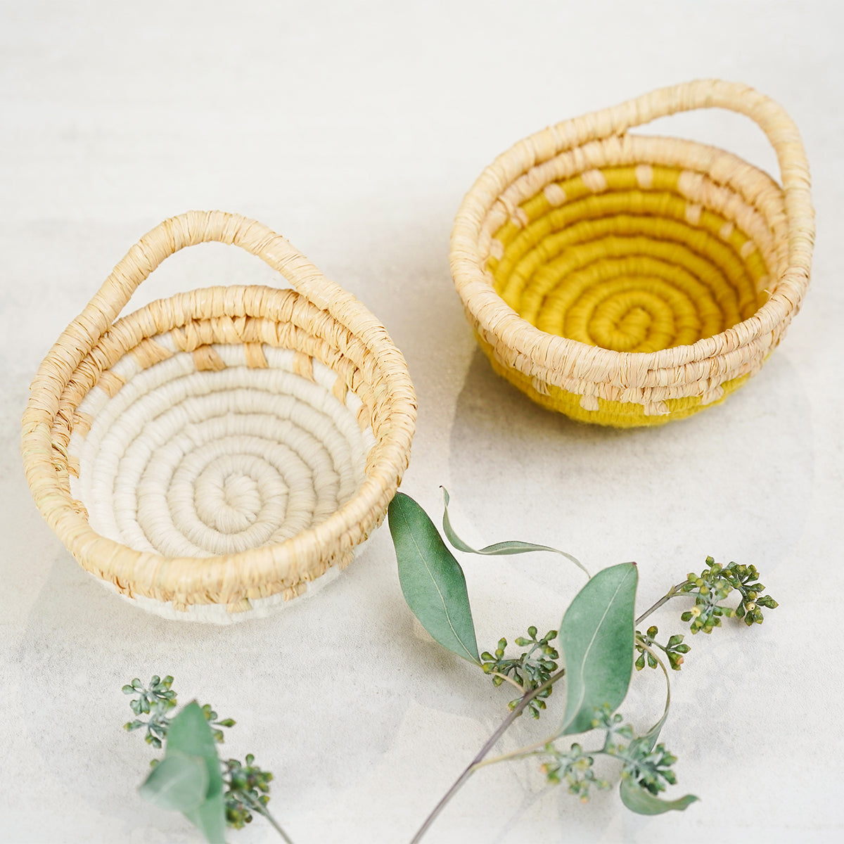 ラフィアで作るミニかごとポットマットキット【送料無料】 – Craftie