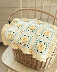 Hiro crochet / 立体お花モチーフのマルチクロス