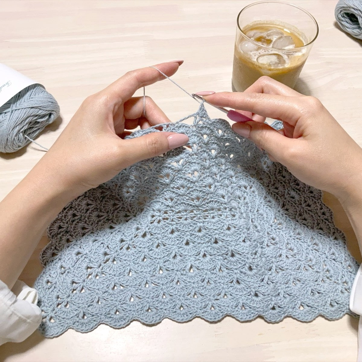 みーの手しごと / シェル編みのランチョンマット – Craftie Home
