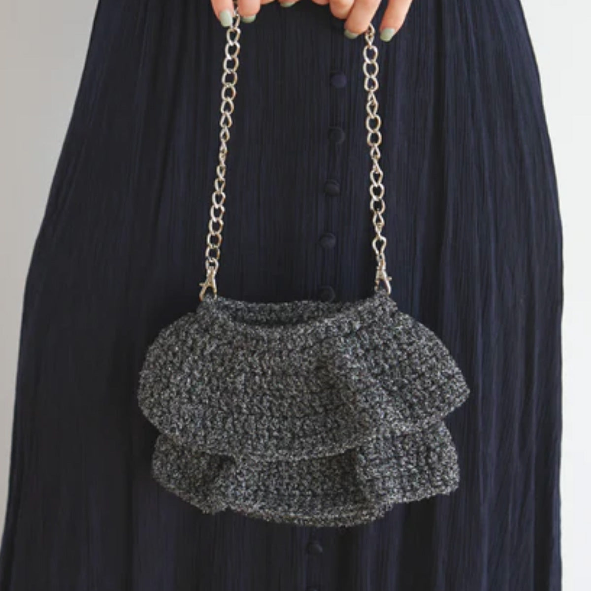 クロッシェキット -firn-フリルミニバッグ / Sawada itto