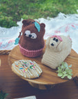 クロッシェキット たぬきケーキのポーチ / Olympus