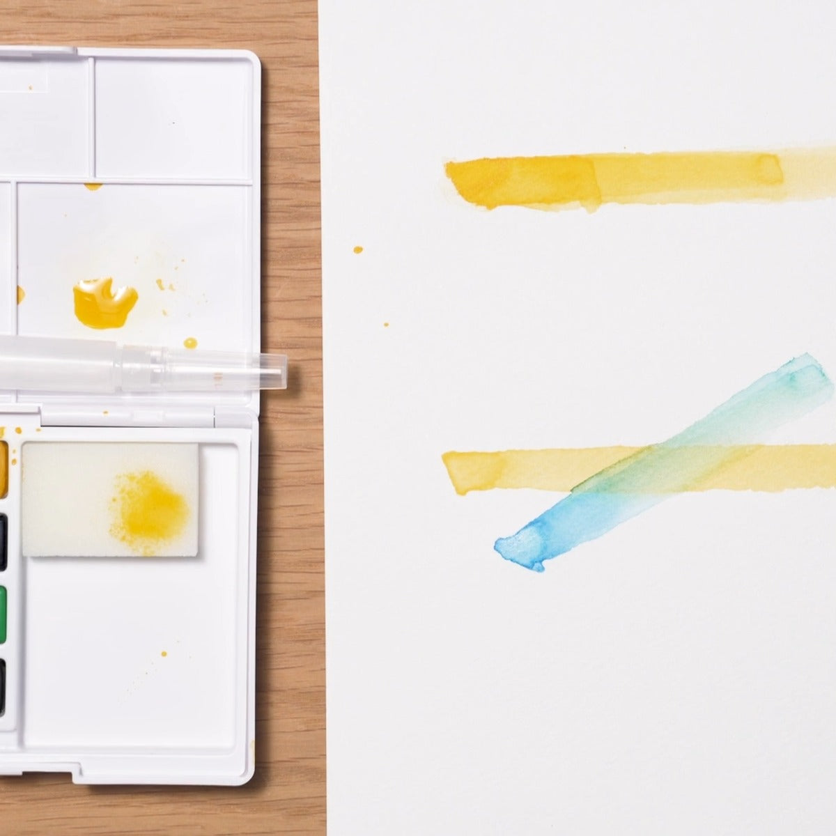 アーバンスケッチ 水彩絵の具の使い方